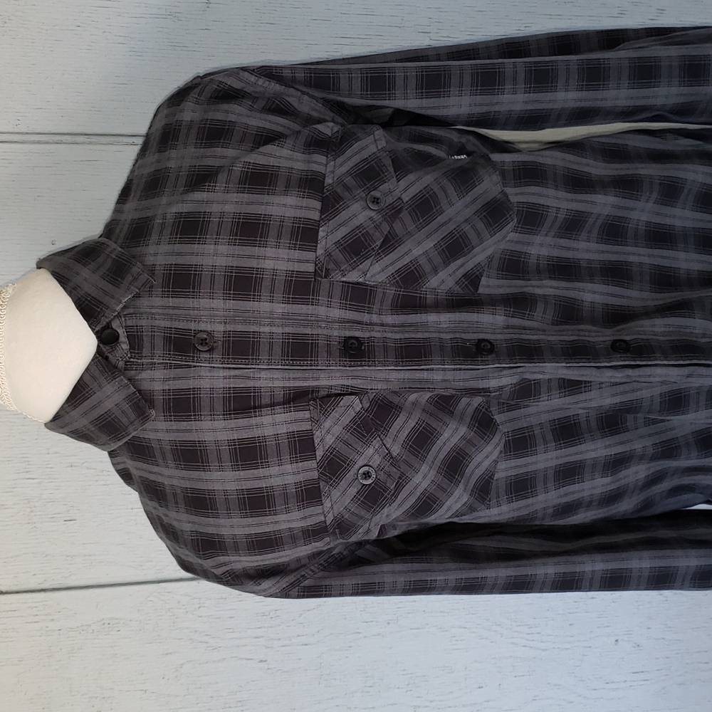 Vans Plaid Long Sleeve  Button Down Shirt - Picture 11 of 11